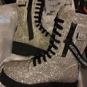 Dolls kill billionaire bling boots size 11 NWT!
